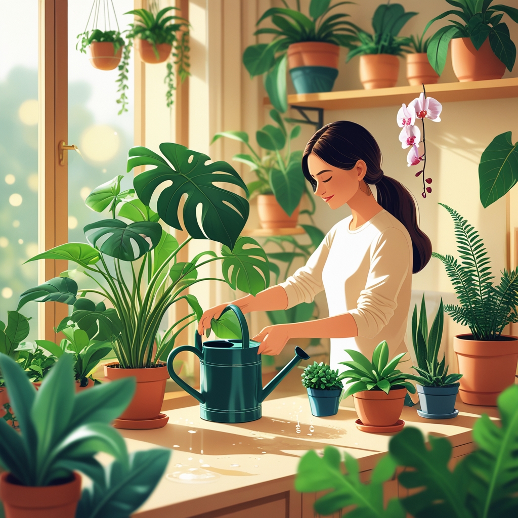 Picture describing the Уход за растениями feature